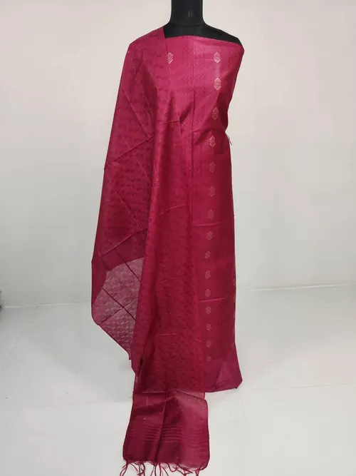 Beautifully Crafted Semi Tusser Bhagalpuri Suits Collection – Elegance in Every Thread